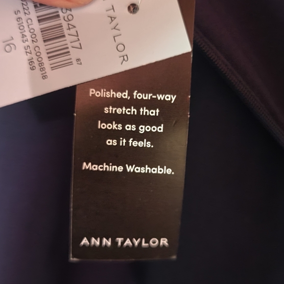 Ann Taylor Classic Navy Pencil Skirt Size 16P - Picture 6 of 8